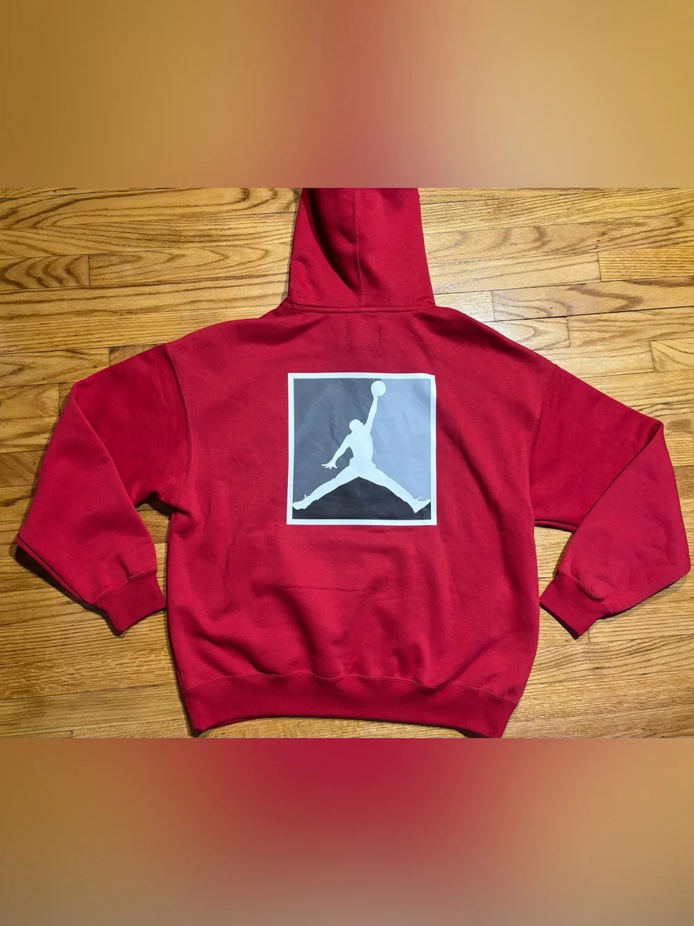 Jordan Brooklyn Fleece Men's Graphic Pullover Hoodie size New! red